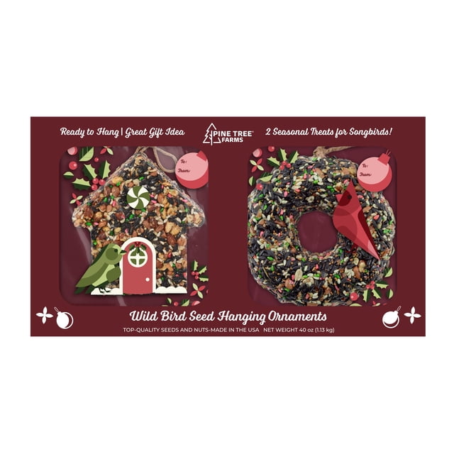 Holiday Birdseed Wreath