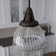 thumbnail image 1 of Hunter Cypress Grove with Clear Holophane Glass 1 Light Pendant Ceiling Light Fixture, 1 of 8