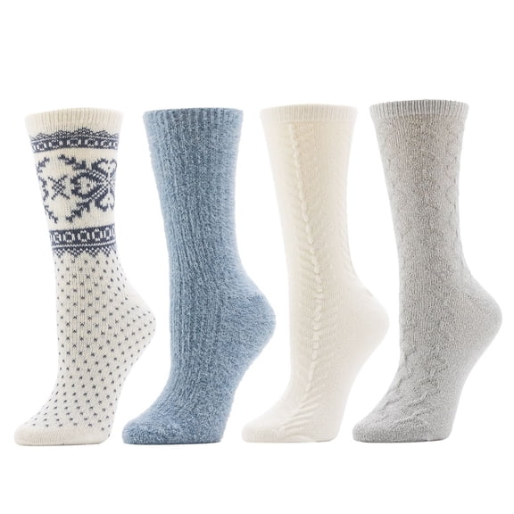 Cuddl Duds 4pk Cozy Boot Sock
