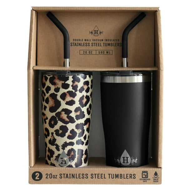 Heritage 20 oz. Double Wall Stainless Steel Tumbler, Set of 2