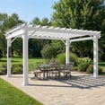thumbnail image 1 of Range Steel Pergola with Trellis Roof & PowerPort, 1 of 13