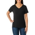 thumbnail image 1 of Member's Mark Women's Short Sleeve V-Neck Tee, 1 of 6