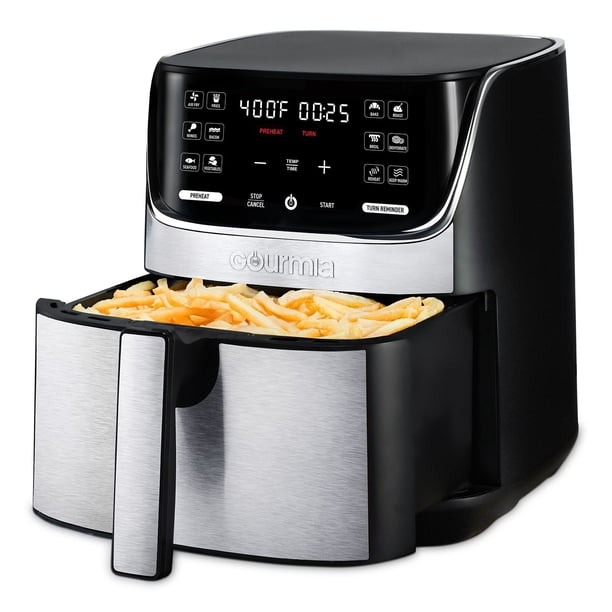 キッチン家電 Gourmia 7-Quart Digital Air Fryer Gourmia 7-Quart Digital Air Fryer, Includes 3-Piece Silicone