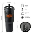 thumbnail image 3 of Logo Brands Oklahoma State Cowboys Stainless Steel Tumbler Set, 3 of 7