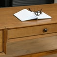 thumbnail image 5 of Ashfield Mid-Century Office Desk with Storage, Light Brown, 5 of 9