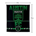 thumbnail image 7 of Logo Brands Austin FC 60"x70" Super Plush Blanket, 7 of 7