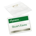 thumbnail image 2 of Avery Pin-Style Badge Holder with Laser/Inkjet Insert, Top Load, 4 x 3, White, 100/Box, 2 of 6
