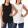 thumbnail image 1 of Member’s Mark Ladies 2-Pack Essential Tank, 1 of 8