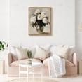 thumbnail image 3 of Cream Roses Vase Floral Canvas Print by Oliver Gal Prints, 3 of 4