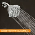 thumbnail image 13 of Oxygenics Square 6-Setting Fixed Shower Head (Assorted Colors), 13 of 13