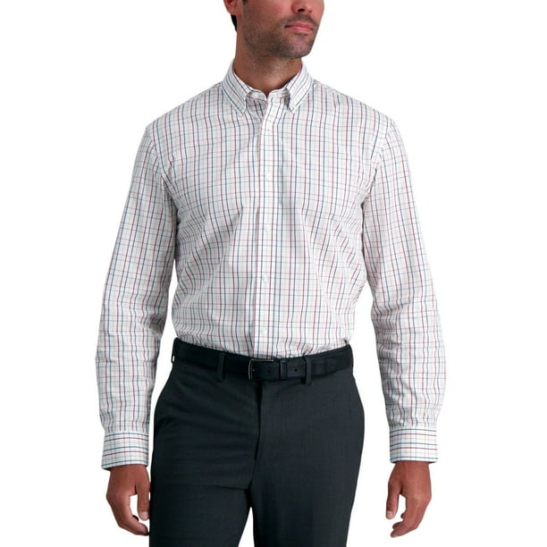 Haggar Men's Long Sleeve Button-Down Dress Shirt - Samsclub.com