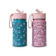 thumbnail image 4 of Iron Flask Kids 14-oz BPA Free Stainless Steel Insulated Water Bottles, 2 Pack, Includes 4 Reusable Straws, Choose Color, 4 of 8