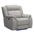 thumbnail image 21 of Tristan 3pc Fabric Power Reclining Set with Heat and Massage, Gray, 21 of 23
