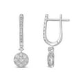 thumbnail image 3 of 0.50 C.T. TW Round Cut Diamond Dangle Earrings in 14K Gold, 3 of 6