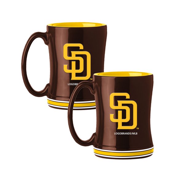 Logo Brands San Diego Padres 14oz Relief Mug Set