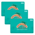 thumbnail image 1 of Bahama Buck's $30 Gift Card Multi-Pack, 3 x $10, 1 of 5