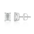 thumbnail image 4 of Lab Created 2.00 CT. T.W. Fancy Cut Diamond Stud Earrings in 18K Gold, 4 of 8