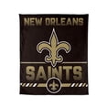 thumbnail image 1 of Logo Brands New Orleans Saints 60"x70" Super Plush Blanket, 1 of 7