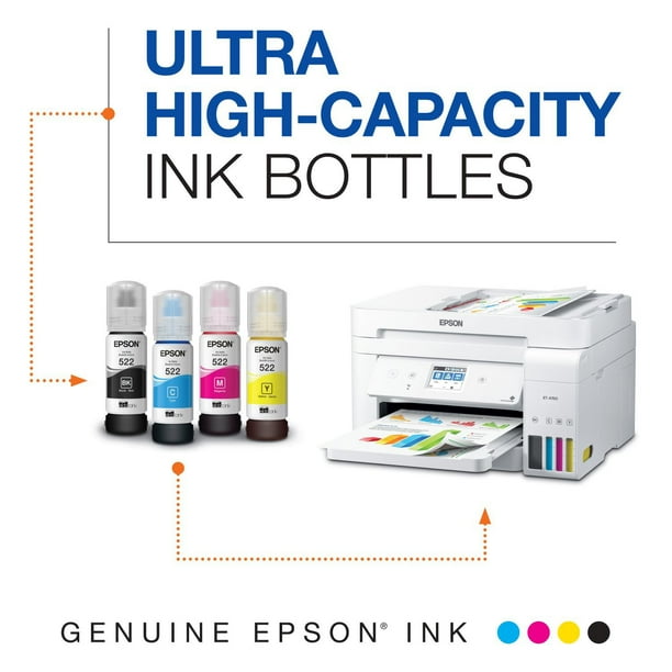Epson T522 Black and Color Ink Bottles, Club Pack - Samsclub.com