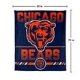 thumbnail image 7 of Logo Brands Chicago Bears 60"x70" Super Plush Blanket, 7 of 7