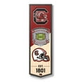 thumbnail image 1 of YouTheFan South Carolina Gamecocks 6"x19" 3D Stadium View Banner, 1 of 6