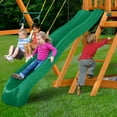 thumbnail image 5 of Gorilla Playsets Avalon Treehouse Wood Swing Set with Vinyl Canopy and Trapeze Arm, 5 of 8