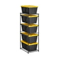 thumbnail image 1 of Member's Mark 5-Tier Storage Tote Rack, 23.2"W x 31"D x 69.5"H, 1 of 14