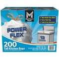 thumbnail image 1 of Member's Mark Power Flex Tall Kitchen Drawstring Trash Bags Unscented (13 gal., 200 ct.), 1 of 7
