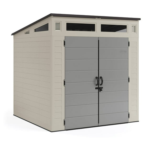 Suncast 7' x 7' Modernist Resin Outdoor Storage Shed