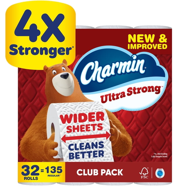 Charmin Ultra Strong 2-Ply Toilet Paper 32 rolls, 209 sheets/roll