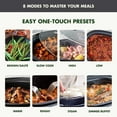 thumbnail image 4 of GreenPan Elite 8-in-1 Programmable 6 Quart Electric Slow Cooker, Ceramic Nonstick (Choose Color), 4 of 8