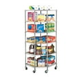 thumbnail image 2 of Seville Classics NSF Heavy-Duty Steel 6 Level Corner Shelf, 28" L x 28" W x 75.5" H, 2 of 8
