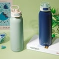 thumbnail image 2 of Ello Pop & Fill 32oz. 2-Pack Stainless Steel Water Bottle with QuickFill Technology (Assorted Colors), 2 of 6