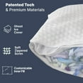 thumbnail image 4 of GhostBed 2-Pack Shredded Memory Foam Pillow, Assorted Sizes, 4 of 5