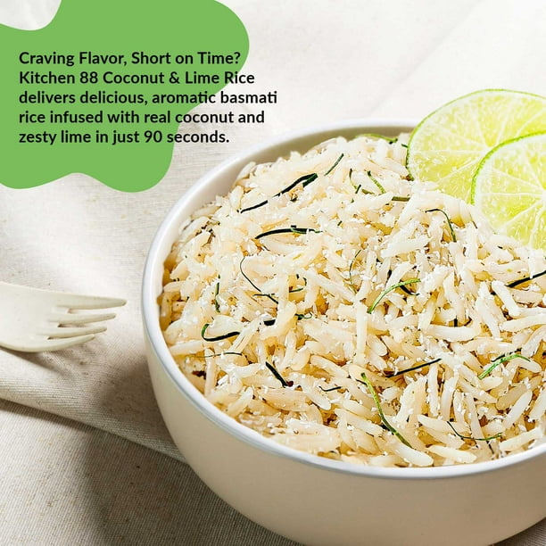 Kitchen 88 Coconut Lime Rice, 8.8 oz., 6 pk. - Samsclub.com
