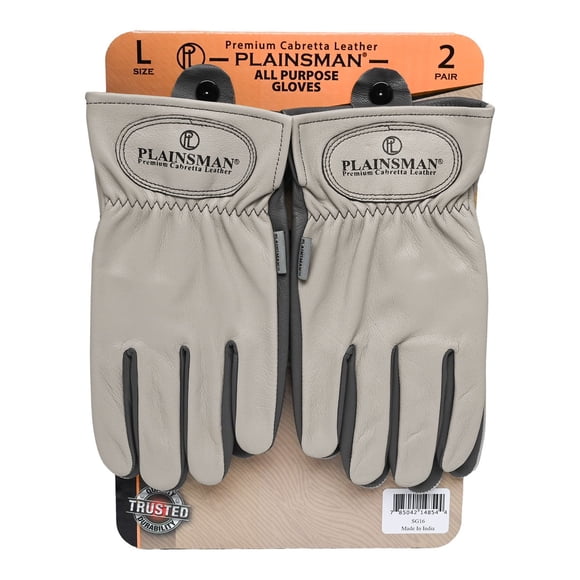 Plainsman Storm Premium Cabretta Leather Gloves - 2 Pack