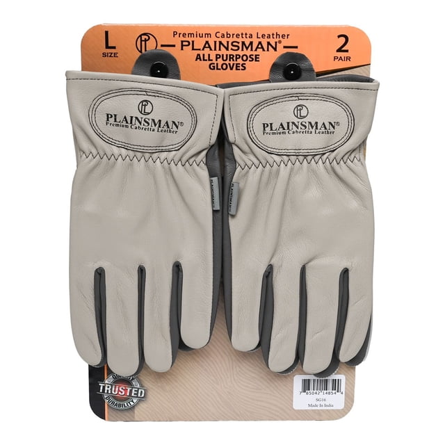 Plainsman Storm Premium Cabretta Leather Gloves - 2 Pack