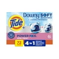 thumbnail image 1 of Tide Power PODs Downy Soft Boosters Laundry Detergent Pacs, April Fresh, 72 ct., 1 of 6