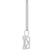 thumbnail image 3 of 0.23 CT. T.W. Baguette and Round Diamond Pendant in 14K Gold, 3 of 4