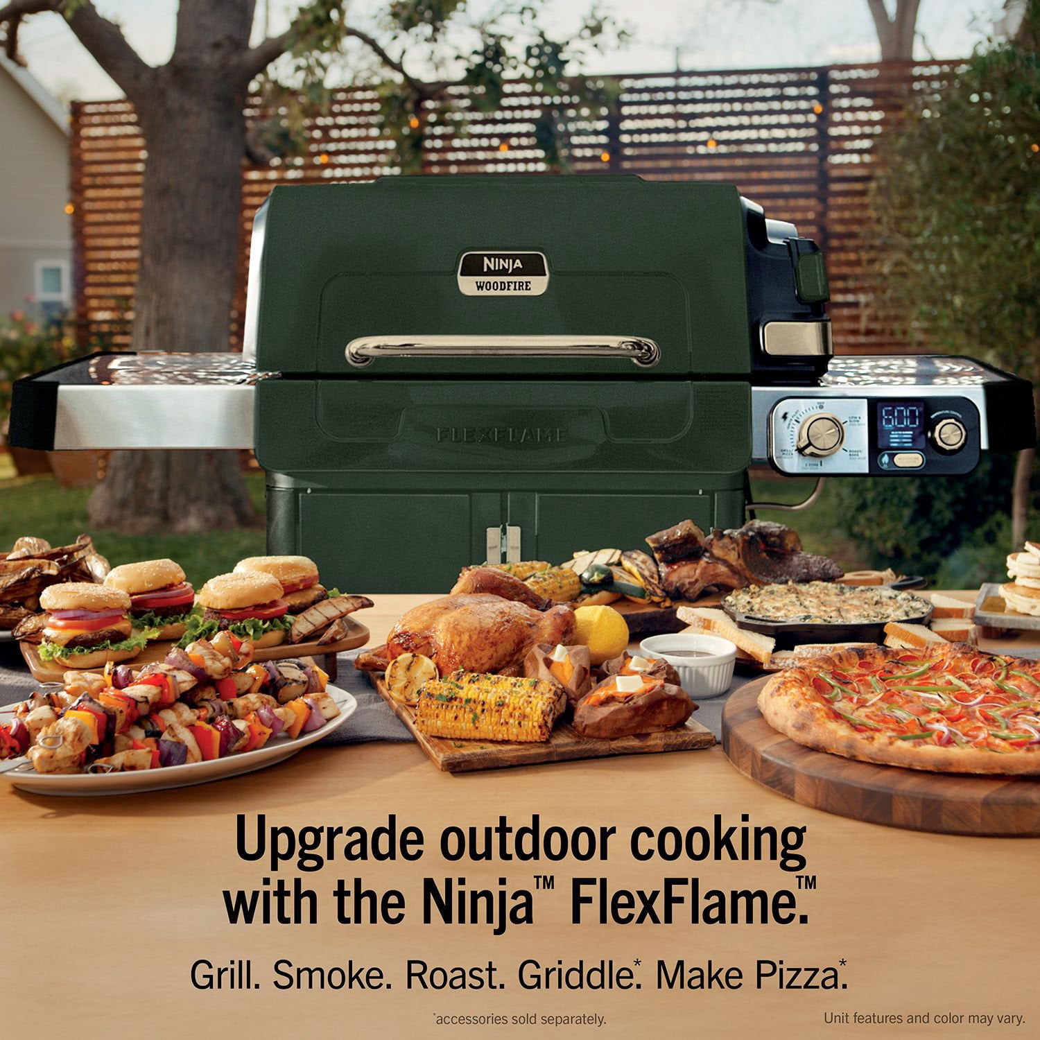 Ninja™ FlexFlame™ 5-in-1 Propane Gas Outdoor Cooking System