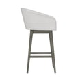 thumbnail image 8 of HH2 Home Upholstered Barrel Back Wood Adjustable Height Swivel Bar Stool, 8 of 19
