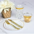 thumbnail image 3 of Tableluxe Premium Gold Rimmed Clear Plastic Tumbler, 9 fl. oz, 48 ct., 3 of 7