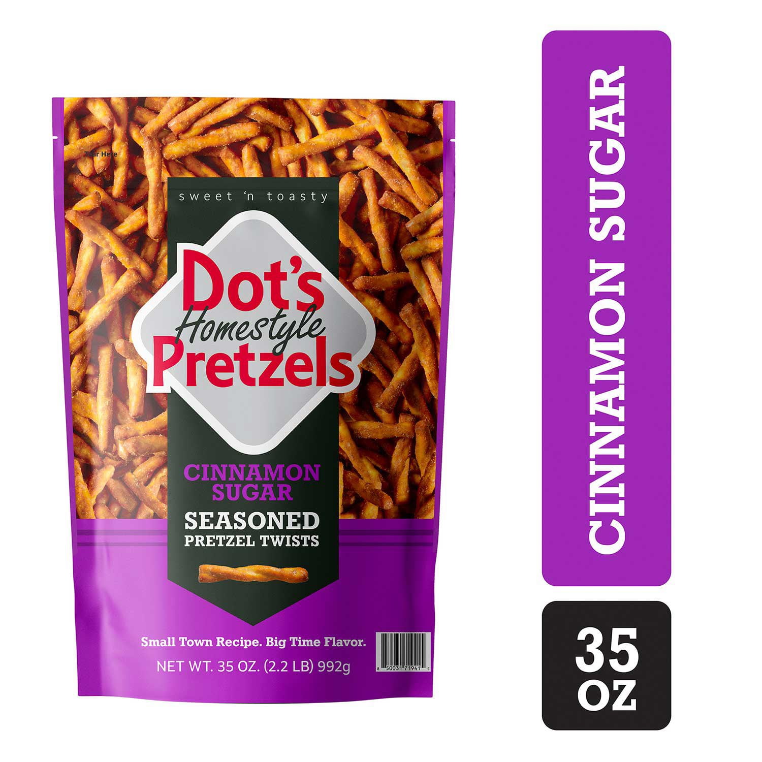 Dot's Cinnamon Sugar Seasoned Pretzels, 35 oz. - Samsclub.com