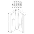 thumbnail image 7 of Breeze 38” x 38” x 77” Corner Shower Kit with Clear Glass, Walls, Base and Hardware, 7 of 19