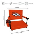 thumbnail image 3 of Logo Brands Denver Broncos Premium Stadium Seat, 3 of 6