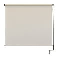 thumbnail image 1 of Cordless Outdoor Sun Shade with Removeable Pole - Chalk, 1 of 9
