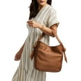 thumbnail image 8 of Frye Nora Knotted 100% Genuine Leather Women's Hobo Shoulder Bag, 8 of 8