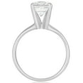 thumbnail image 3 of Princess Cut Solitaire Diamond Ring in 18K Gold, 3 of 3