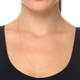 thumbnail image 4 of Adjustable Box Link Chain Necklace in 14K Gold, 0.70mm, 4 of 4