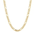 thumbnail image 1 of Solid Figaro Chain Necklace in 14K Gold, 1 of 4